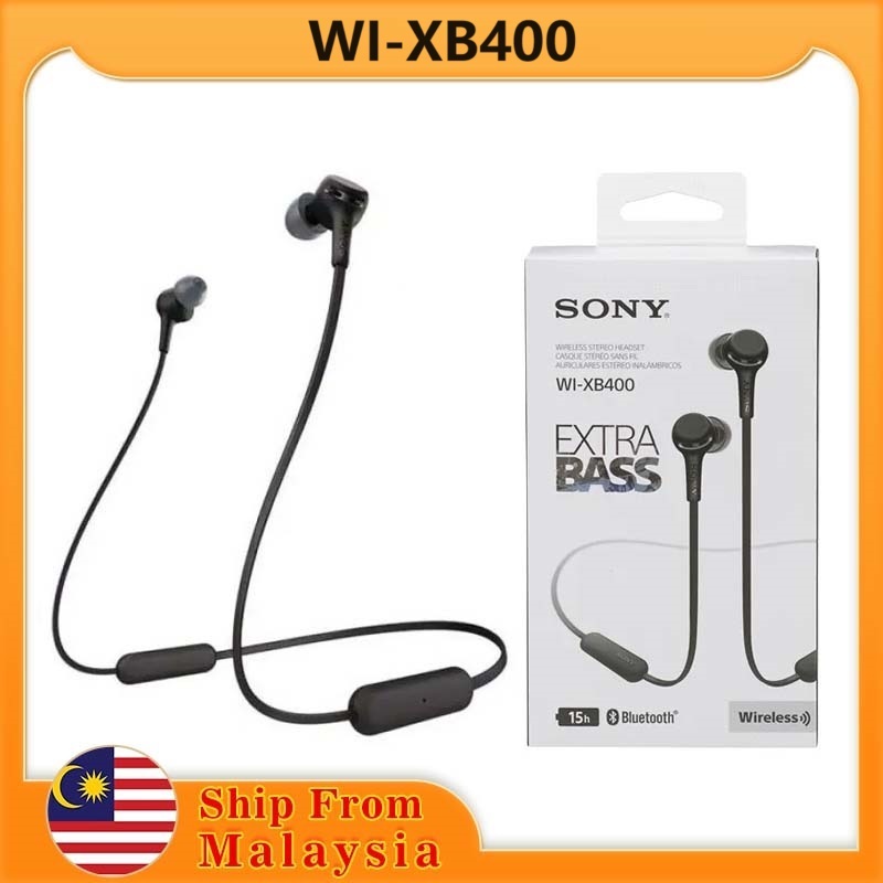 Sony bluetooth headphones online wi xb400