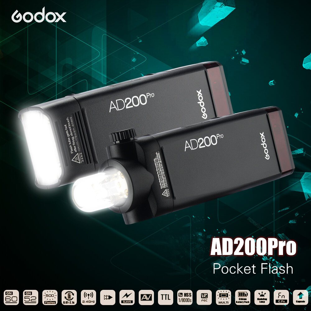 Godox AD200Pro TTL Pocket Flash Kit