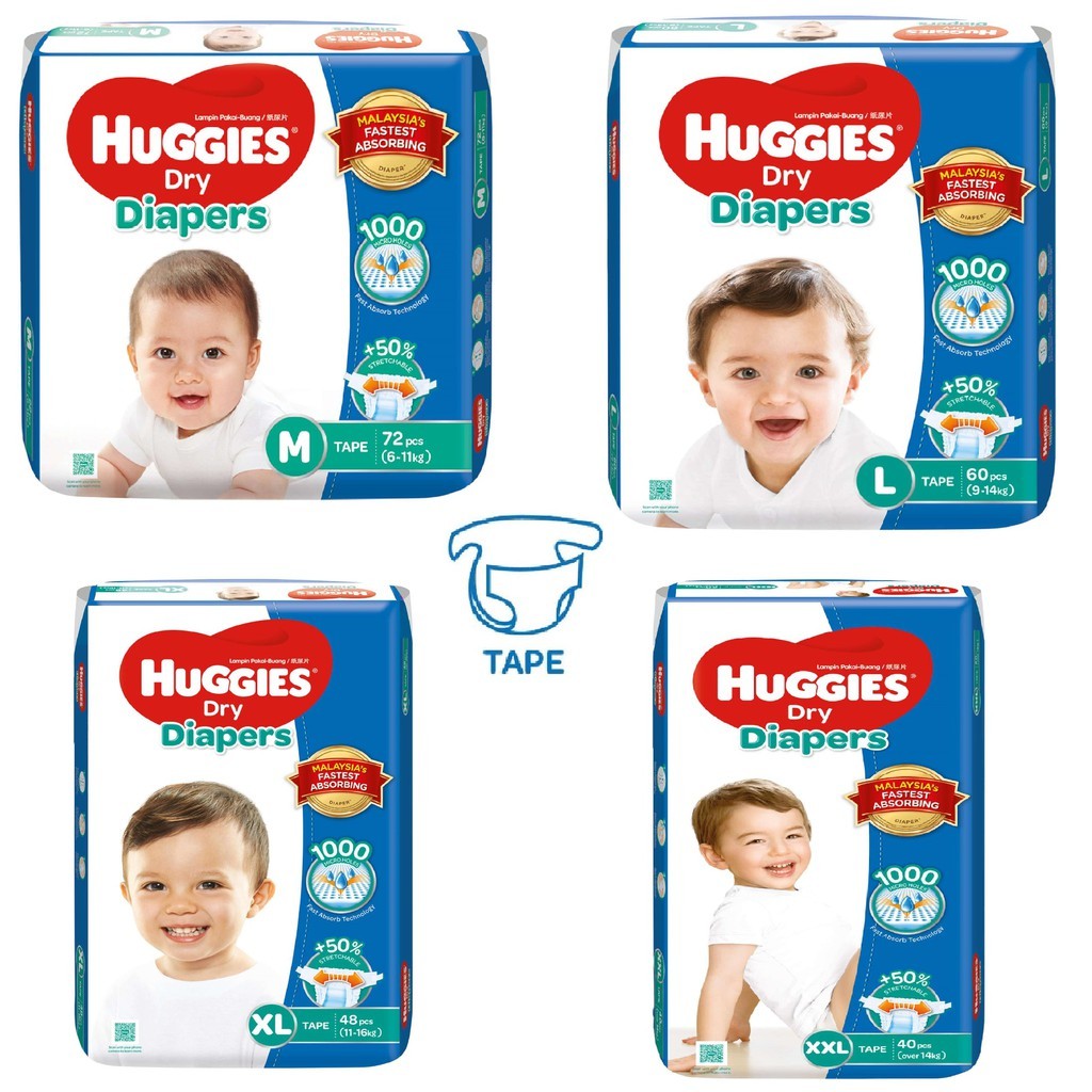 Huggies deals dry diapers