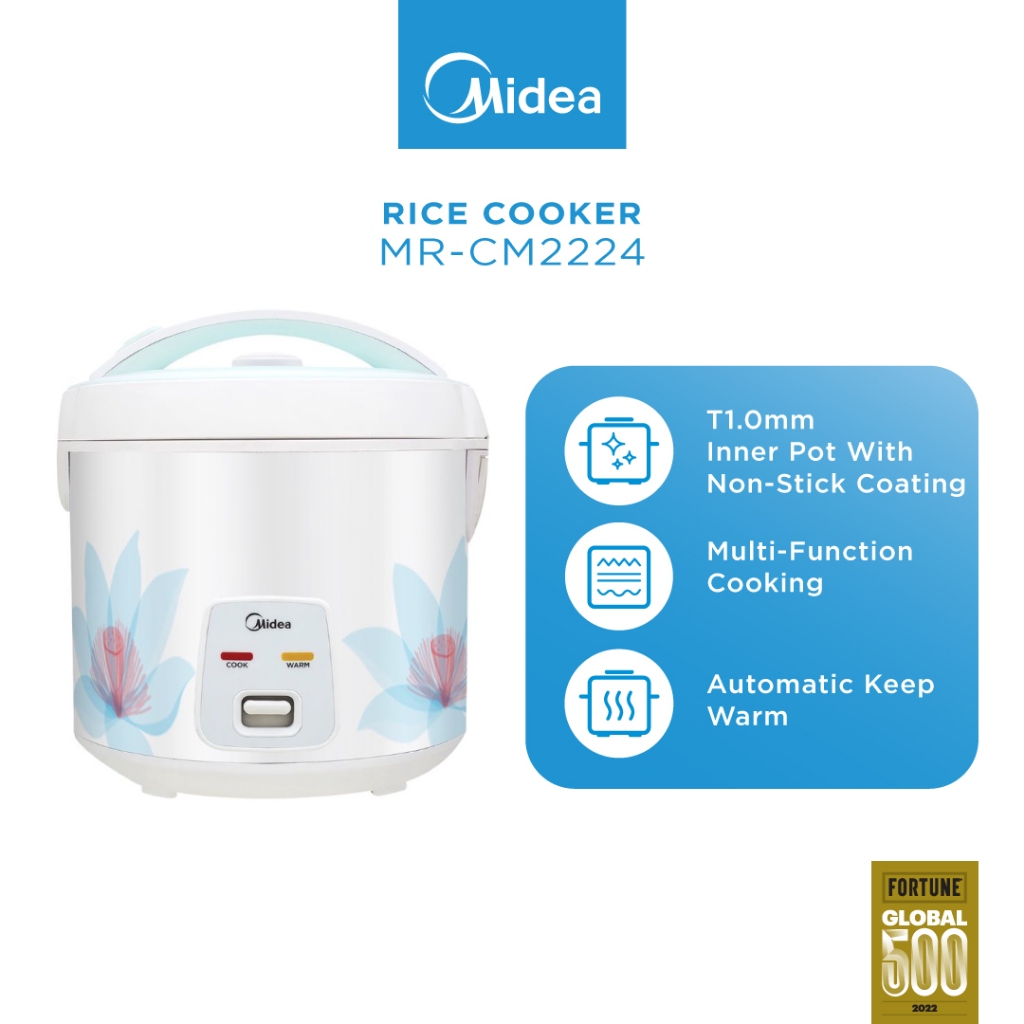 Midea 2.2 Liter Cylinder Type Rice Cooker - MRGM22HA