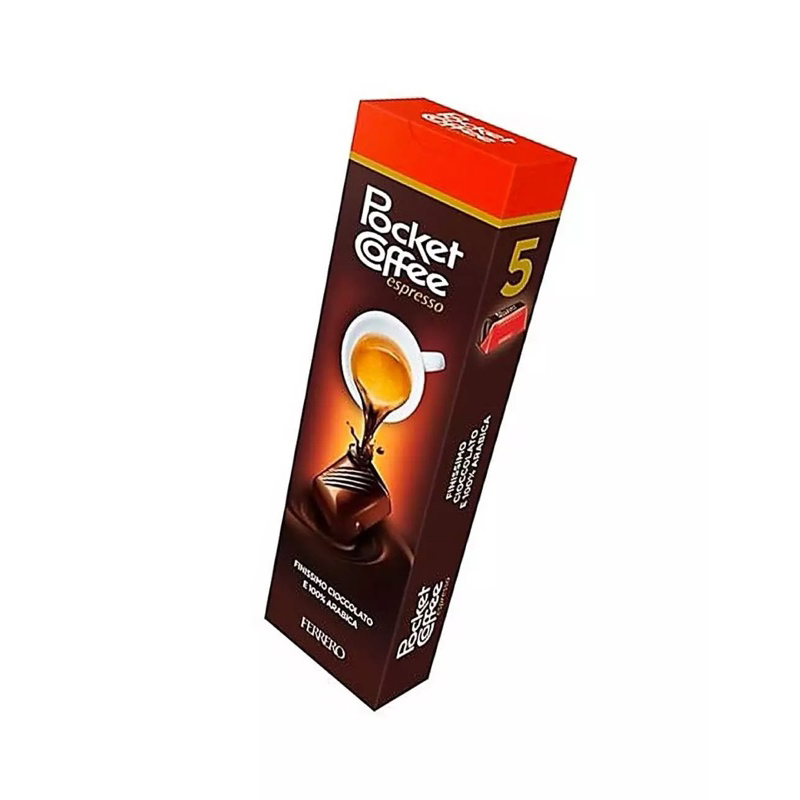 Ferrero Pocket Coffee Espresso 5pcs, 62.5g
