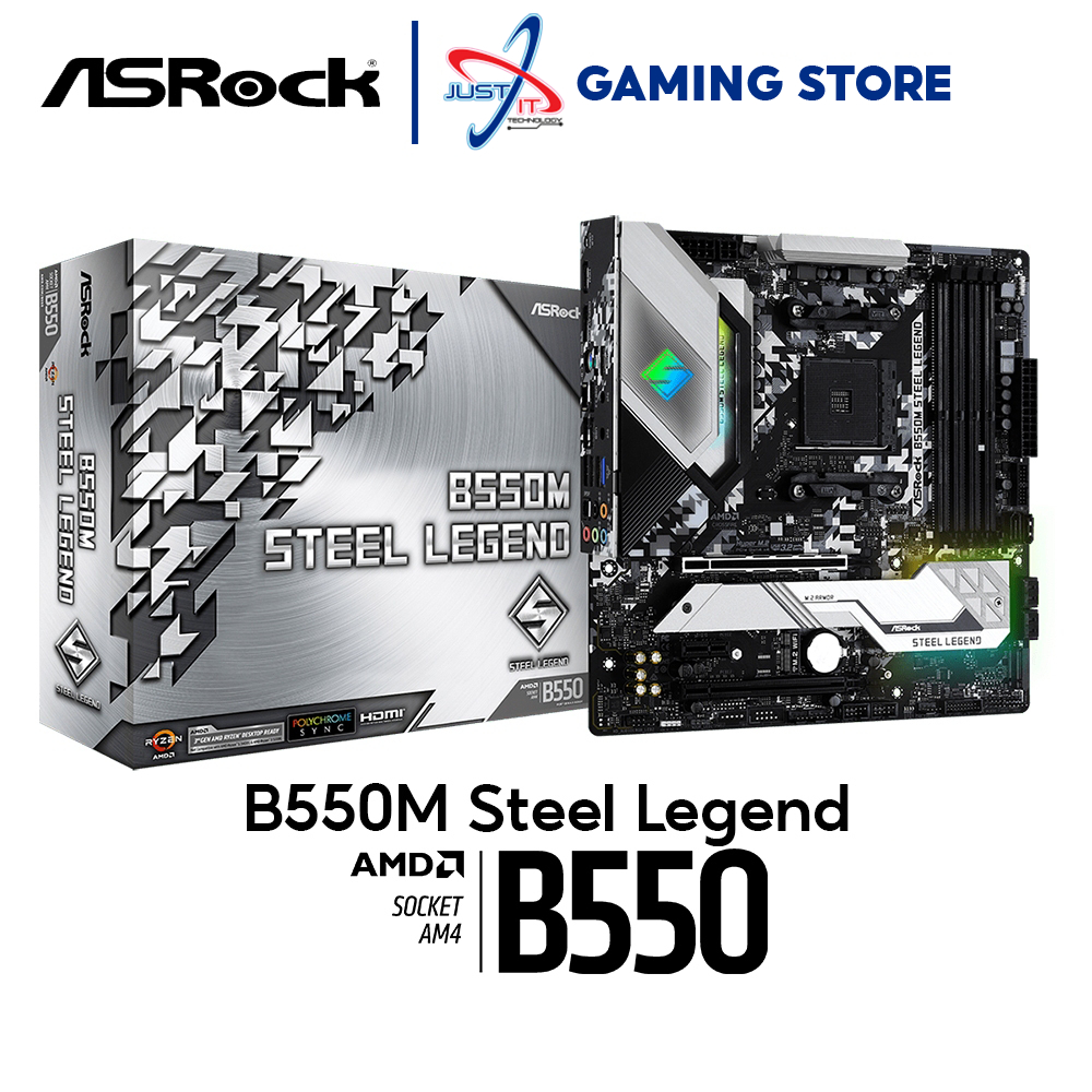 ASRockマザーボード☆B550M Steel Legend - PC/タブレット