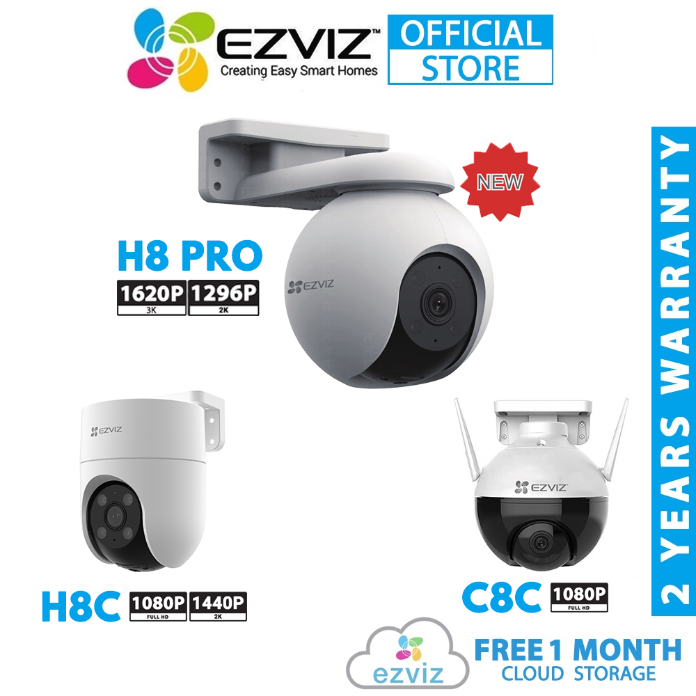 Ezviz Security Camera Wireless Pan & Tilt 2K WiFi PTZ, Smart Home AI H