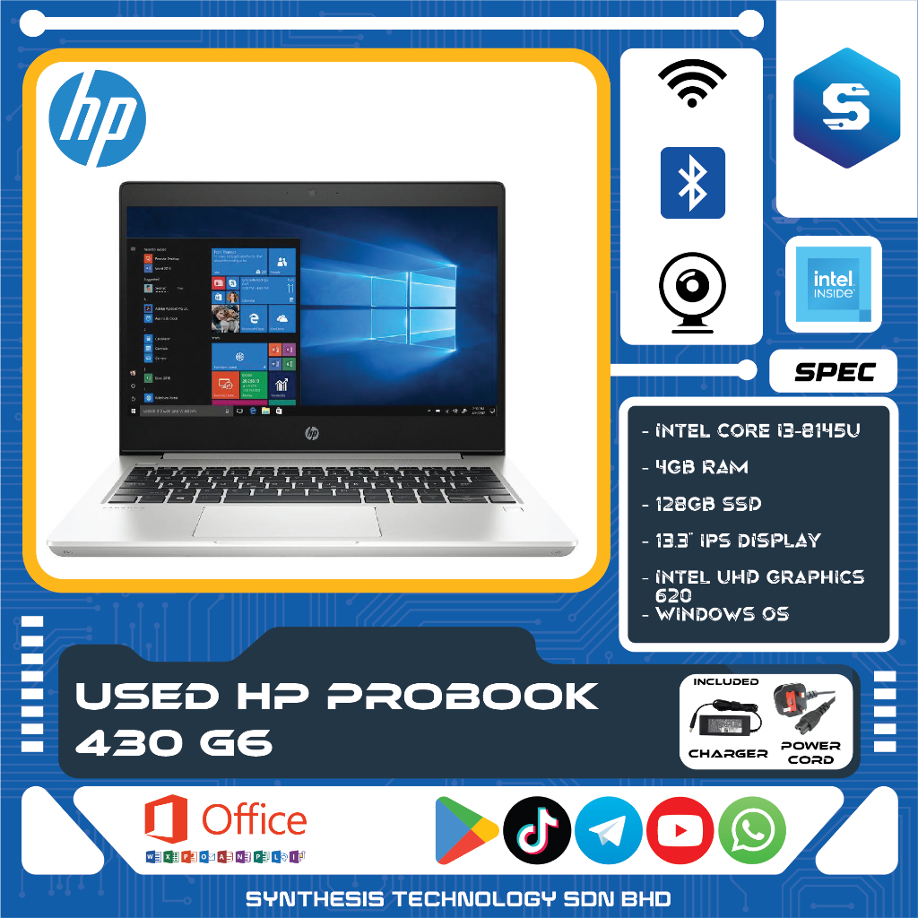 USED HP PROBOOK 430 G6 I3-8 4+128 | Shopee Malaysia