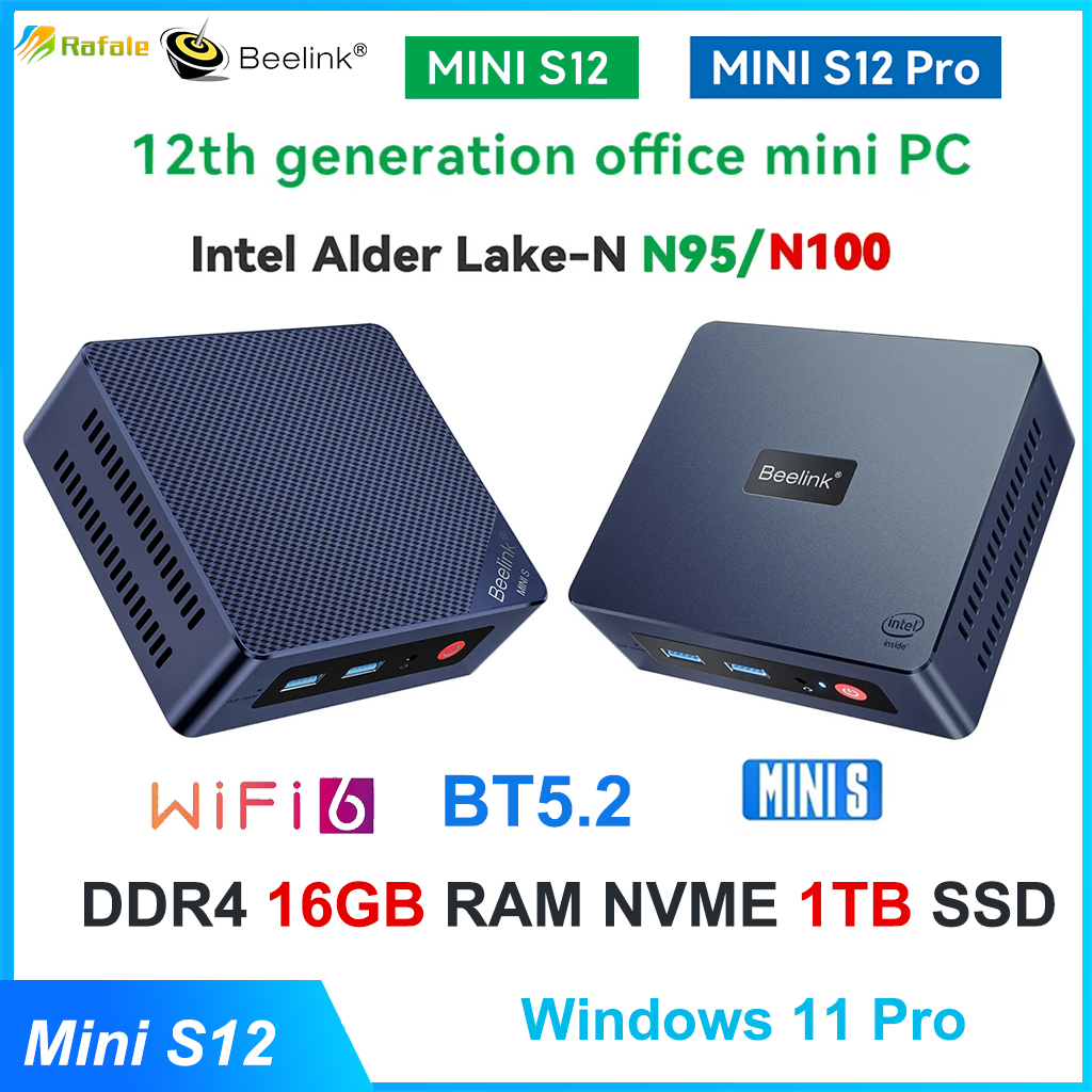 Beelink N100 MINI-S12 Pro 16GB RAM 500GB-