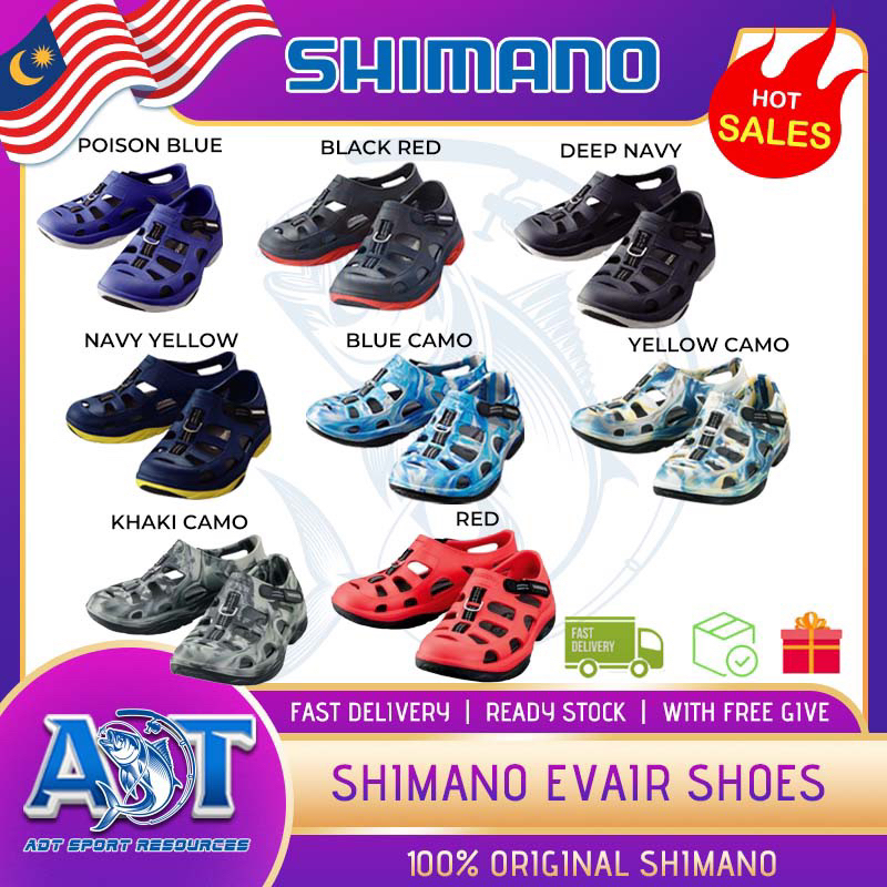 Shimano Evair Marine Fishing Shoe, Navy / Gray