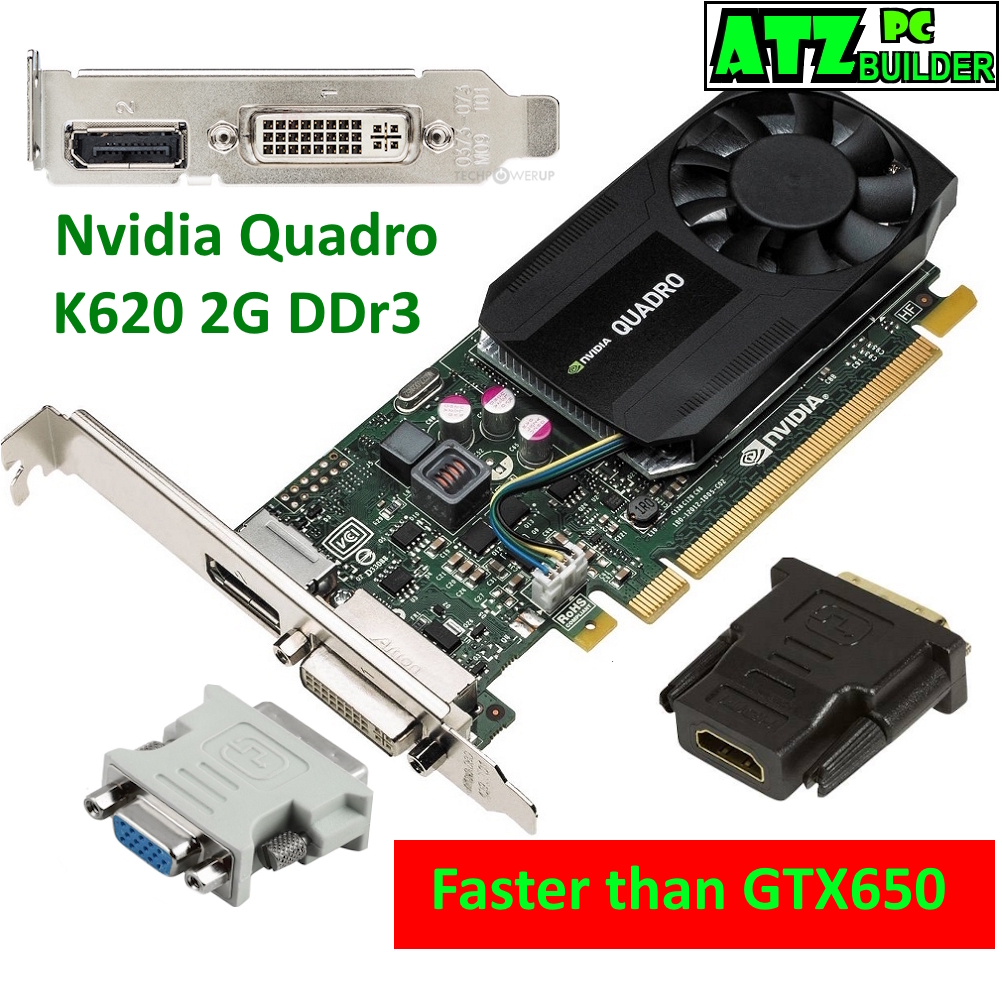 Quadro K600 K420 K620 Nvidia Profesional Graphic card (Used