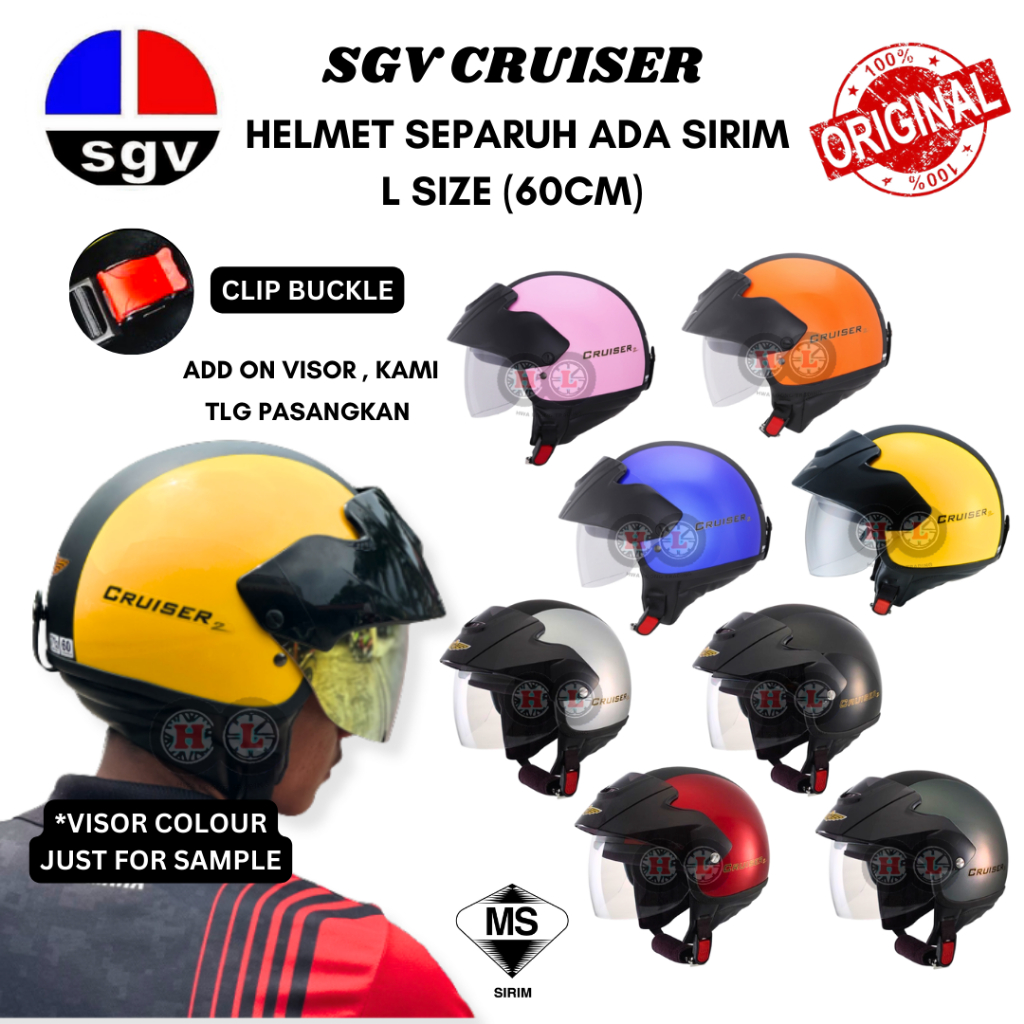 Helmet sesuai hot sale untuk lc135