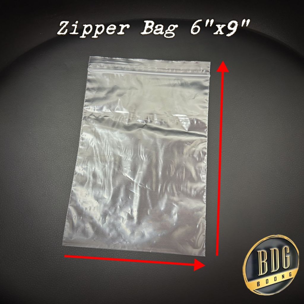 100pcs Transparent Self Sealing Sachet Zip Zipper Lock Plastic