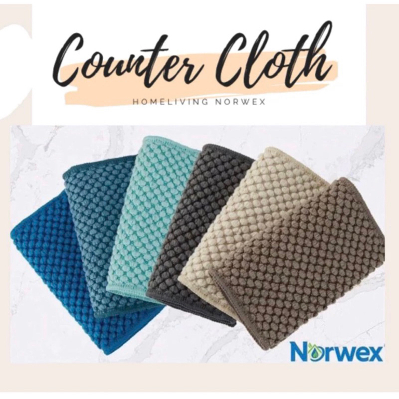 Norwex, Kitchen, Newnorwex Counter Cloth Box Set In Limited Colors Purple  Gray And Teal