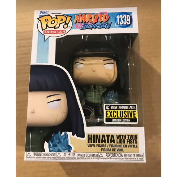 Naruto: Shippuden Hinata with Twin Lion Fists Funko Pop! Vinyl Figure #1339  - Entertainment Earth Exclusive