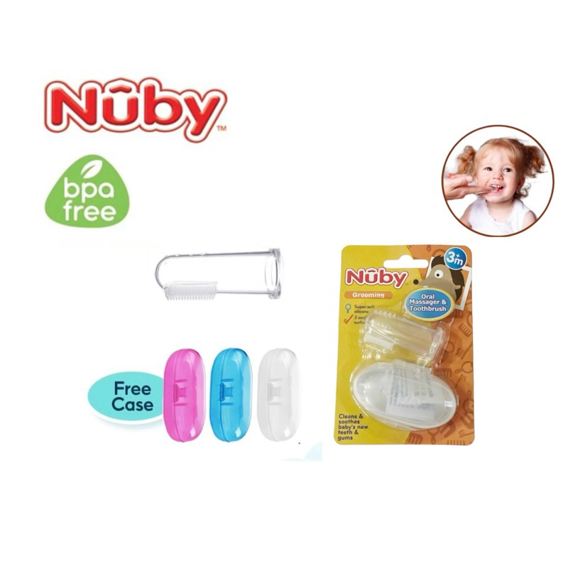 Nuby on sale finger toothbrush