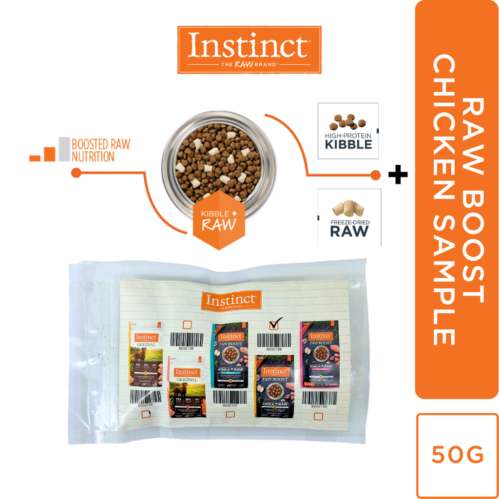 Instinct raw outlet boost chicken