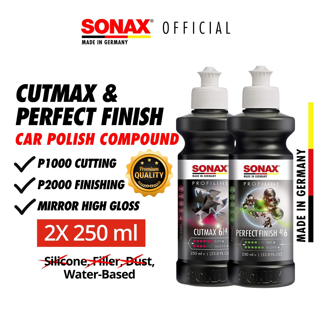 SPECIAL OFFER? SONAX CutMax + SONAX Perfect Finish (250ML