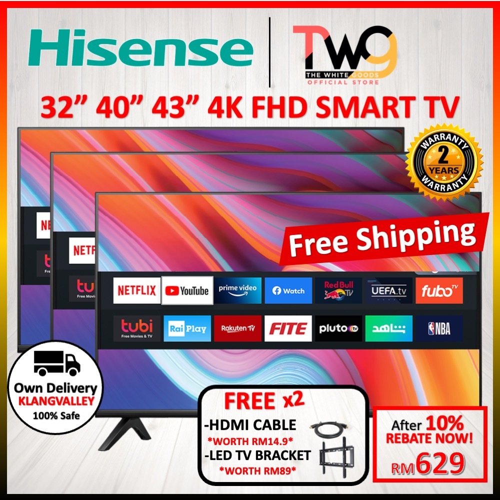 Pantalla Hisense 32 LED Smart TV VIDAA