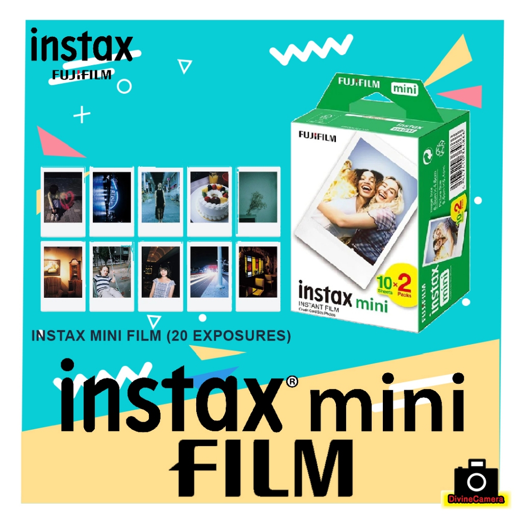 FUJIFILM CANADA INC Fujifilm Instax Mini Twin Pack Instant Film., Instax  Mini Film 20 EXP 