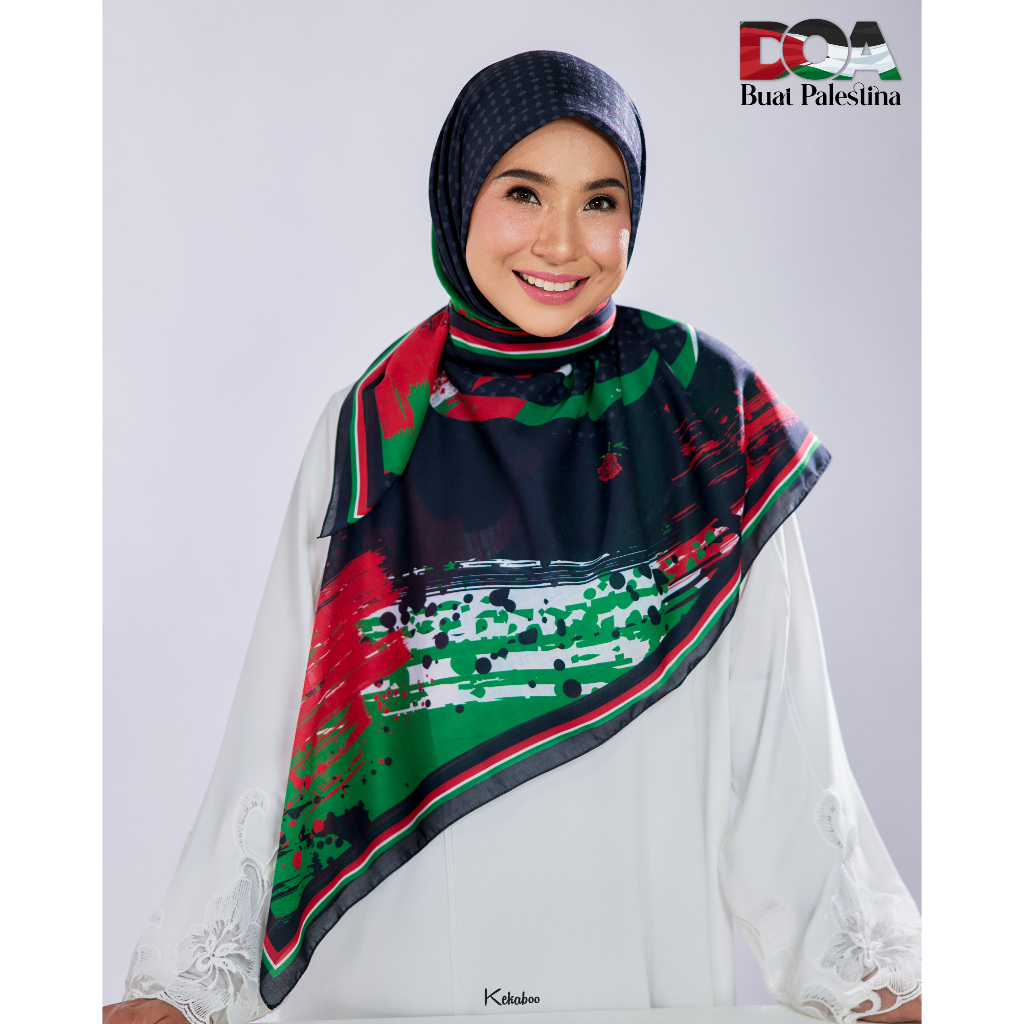 Custom Digital Printing Tudung Bawal Bidang 50 Muslim Cotton Voile