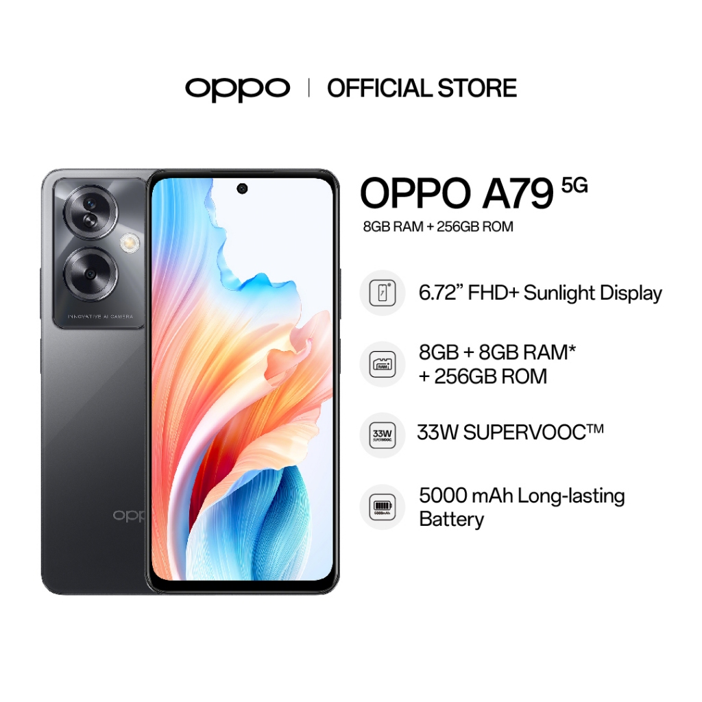 OPPO A79 5G 💥 8GB RAM + 256GB ROM💥5000mAh 🎁FREE GIFT🎁 OPPO MALAYSIA