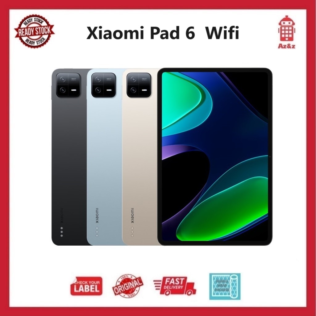 (Wi-Fi) NEW Xiaomi Pad 6 8GB+256GB GOLD 11 Octa Core Android PC Tablet 