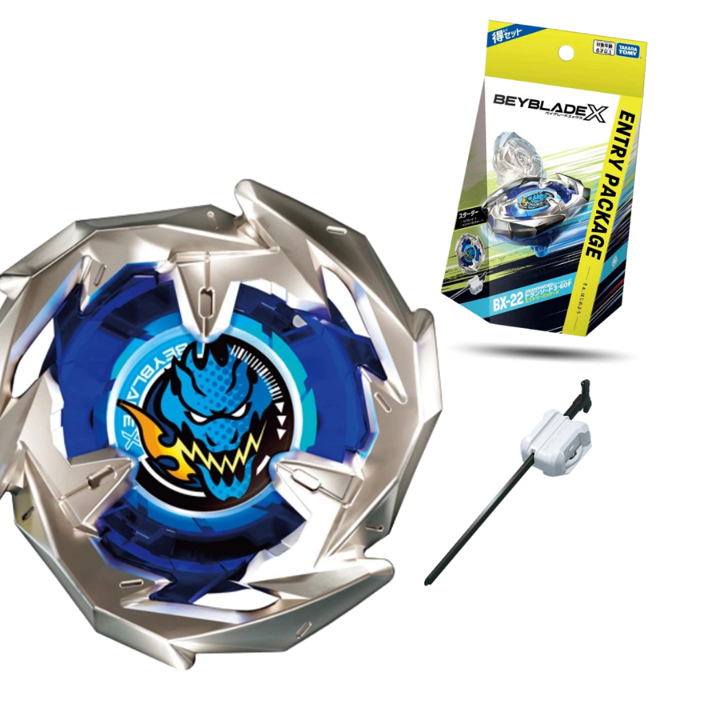 TAKARA TOMY Dransword 3-60F Beyblade X Starter BX-01 - BeysAndBricks