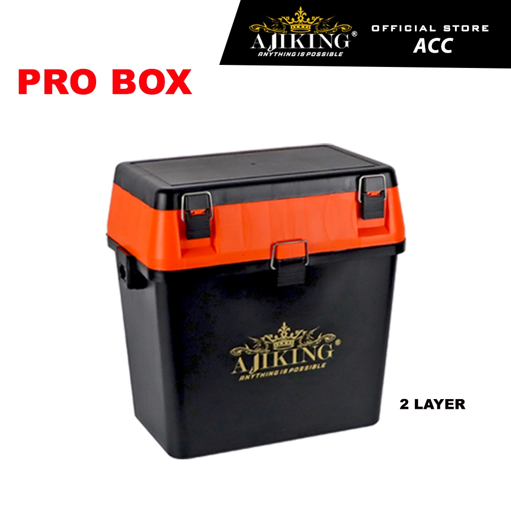 Ajiking Pro Box ARS Tomman TBG 100 Shinju Bakau Box Fishing Tool  Accessories Small Large Storage Box