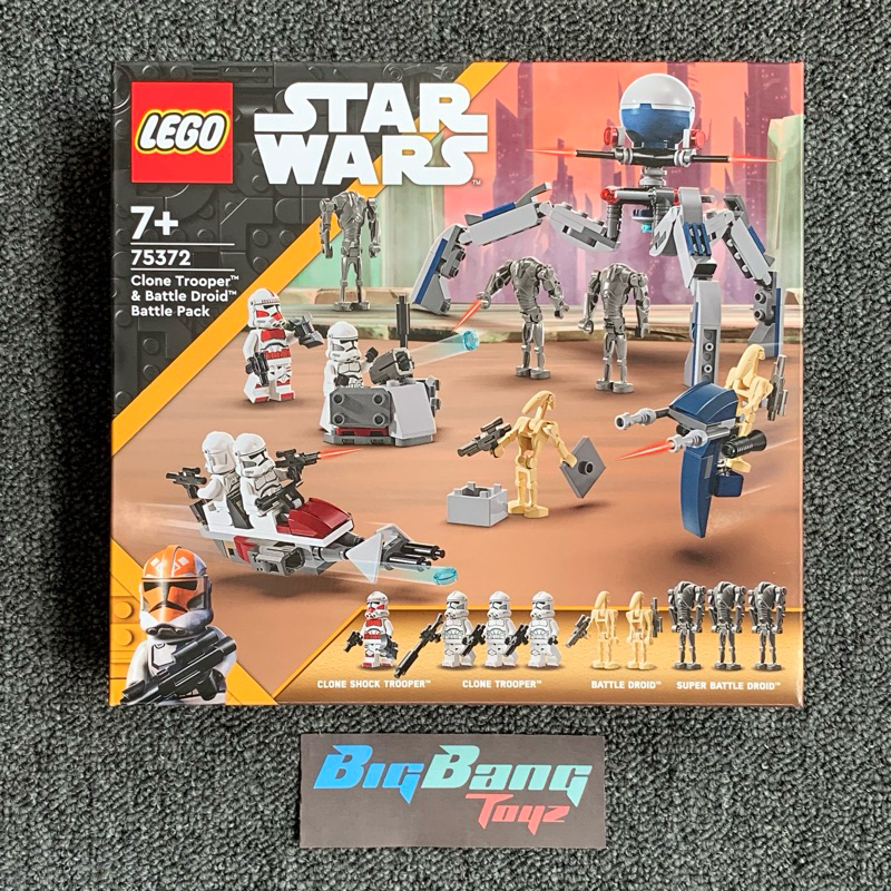 LEGO Star Wars 75372 Clone Trooper & Battle Droid Battle Pack (In