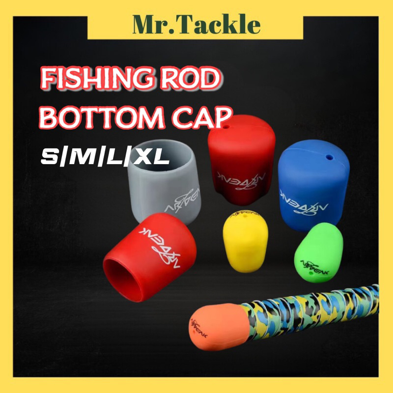 MR.T】 Fishing Rod Bottom Cap Joran Protector Rod Protective Case Silicone  Lure Rod Rod Back Block Fishing Accessory