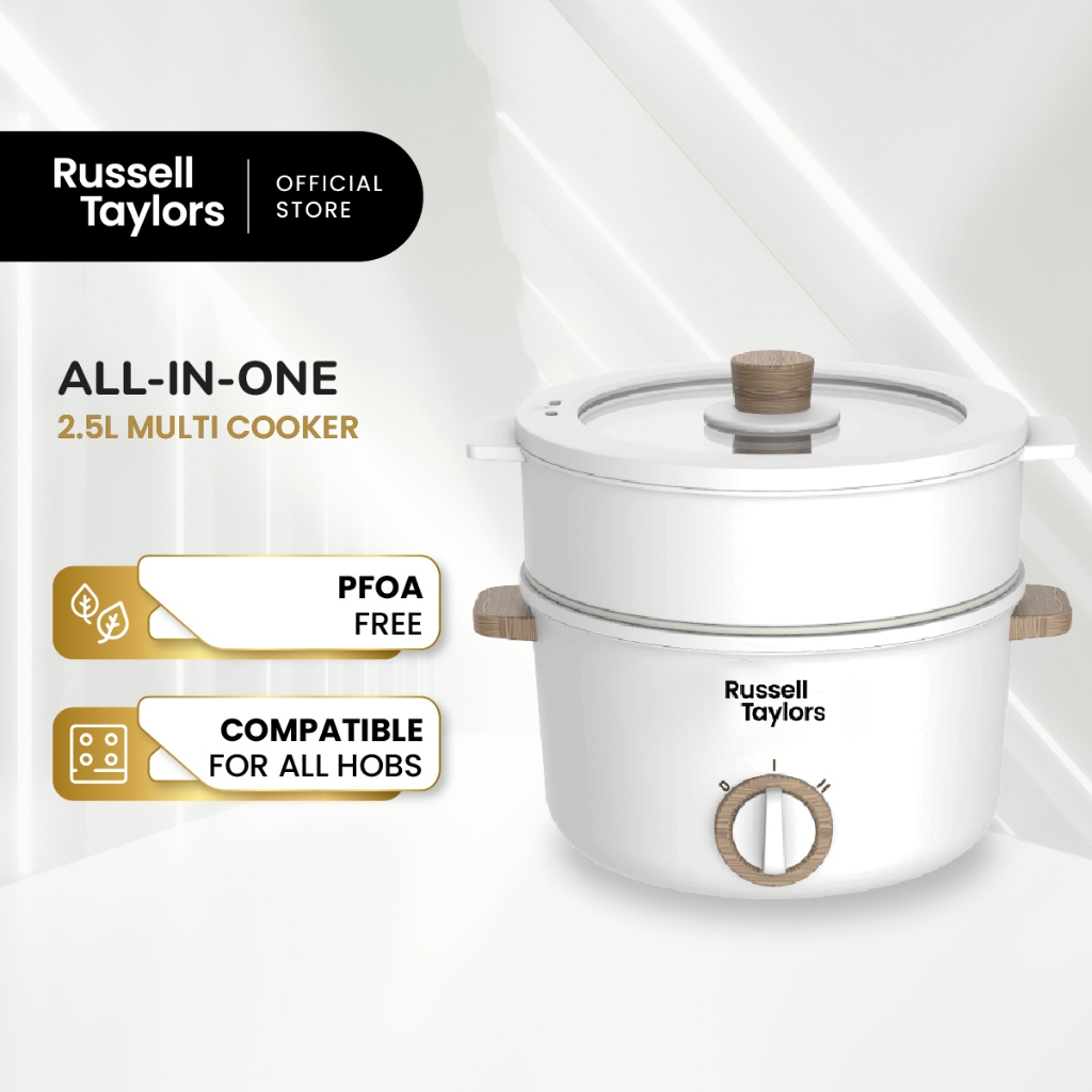 Russell Taylors Multi Cooker Non Stick Electric Cooker 2.5L MC25