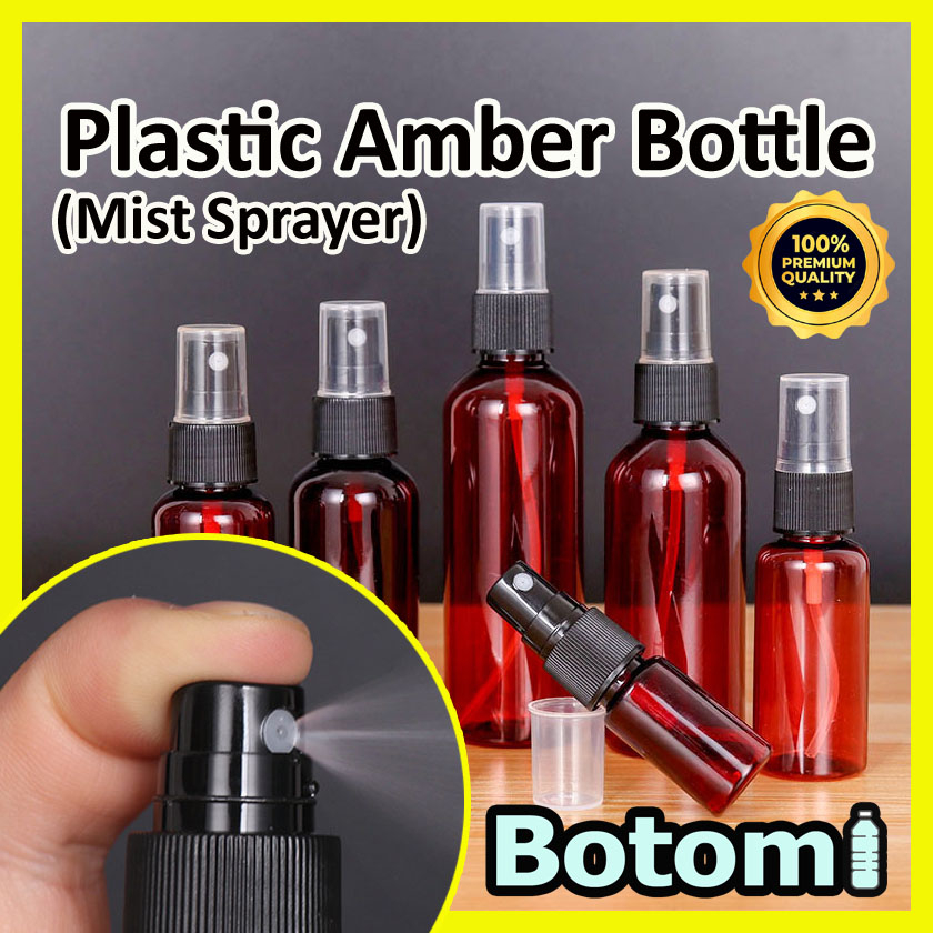 Brown plastic deals spray bottles