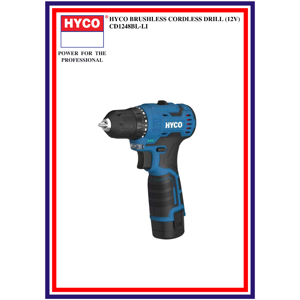 Hyco cordless online drill