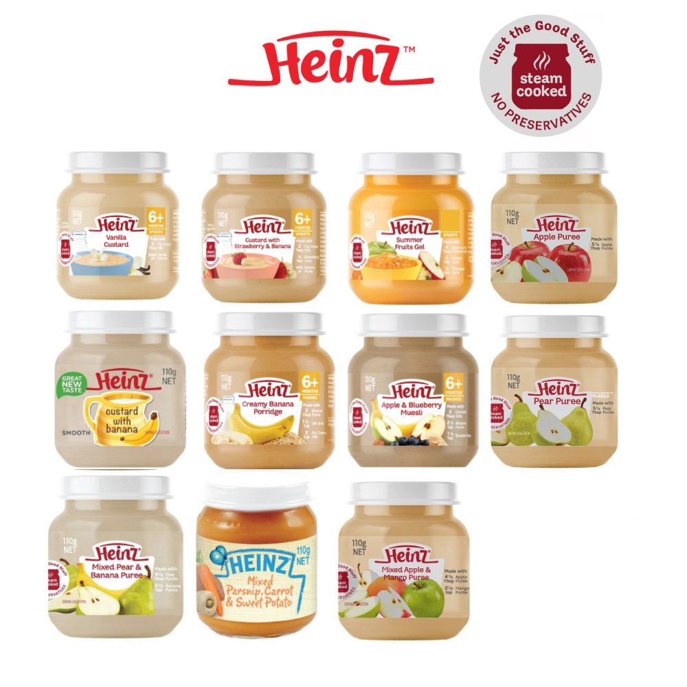 Heinz baby food 4 hot sale months