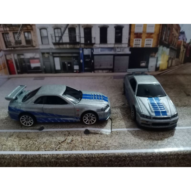 Nissan skyline gtr bnr34 cheap hot wheels