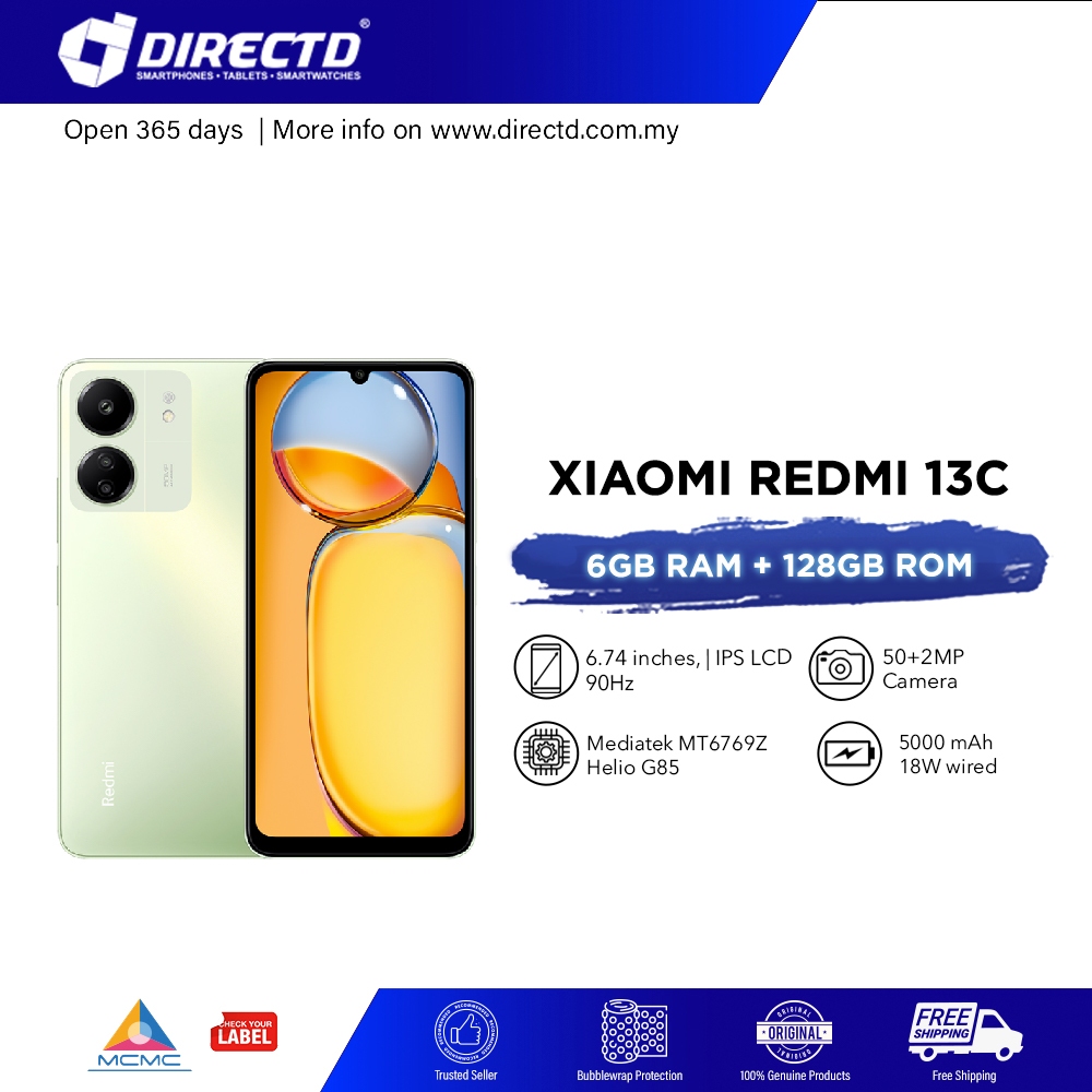 DirectD Retail & Wholesale Sdn. Bhd. - Online Store. XIAOMI Redmi 9C [4GB  RAM/128GB ROM]
