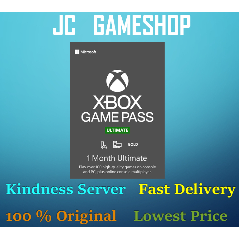 Xbox game best sale pass ultimate voucher