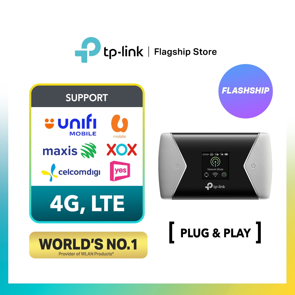 TP-Link Box, Router 4G+ LTE Cat.6 300 Mbps WiFi AC 1200 Mbps, 2 x