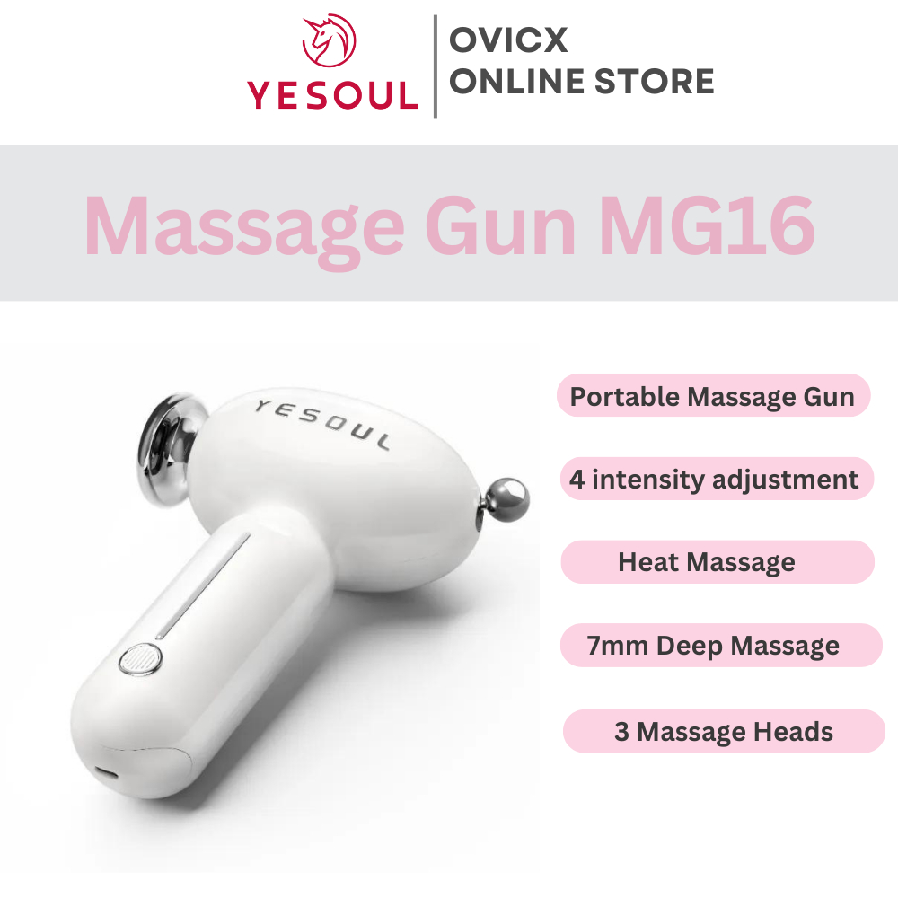YESOUL Massage Gun Hot Compress Facial and Body Massage MG16  MG12 |  Shopee Malaysia