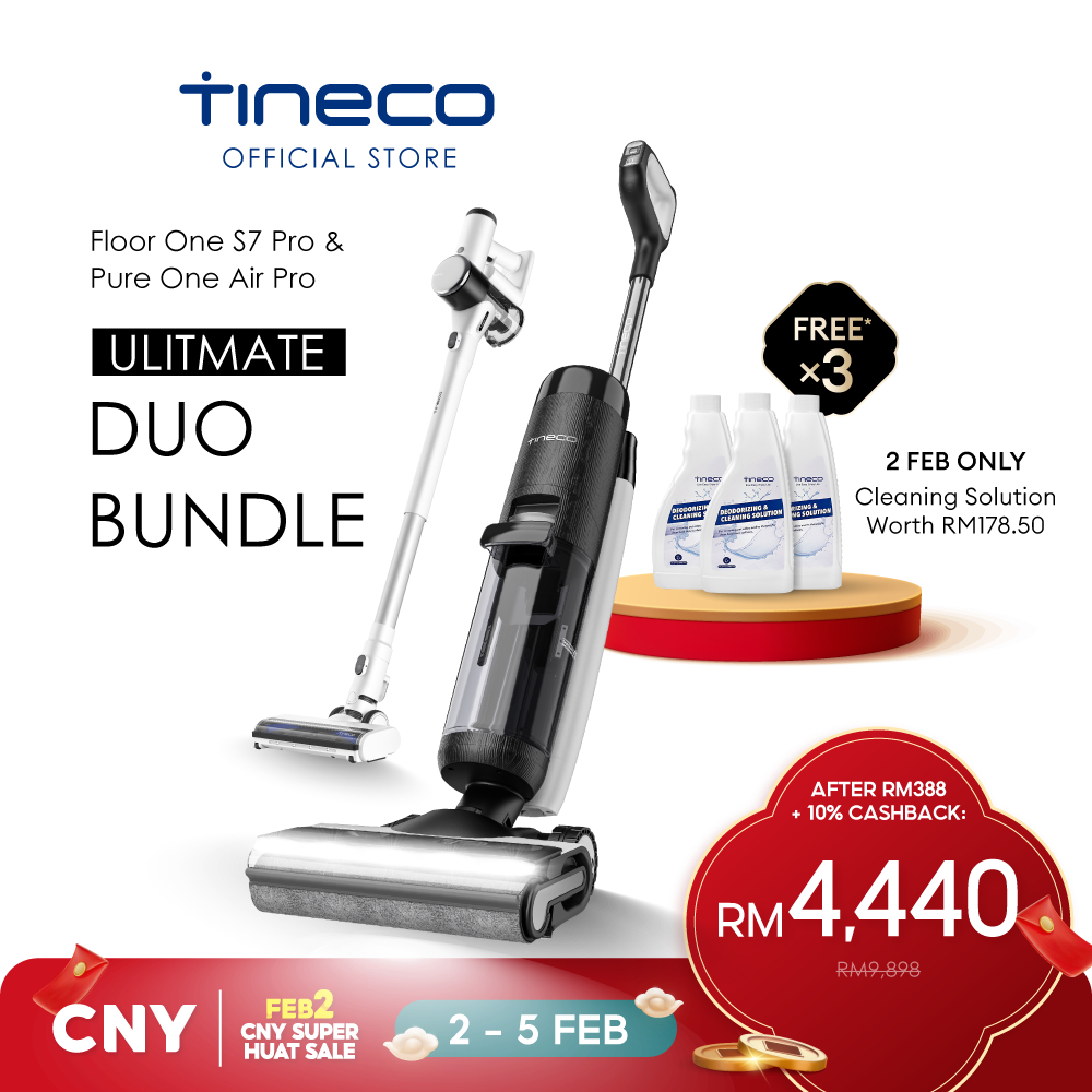 Tineco Floor One S5 Cordless Floor Washer + Pure One Mini S4 Hand Vacuum  Cleaner