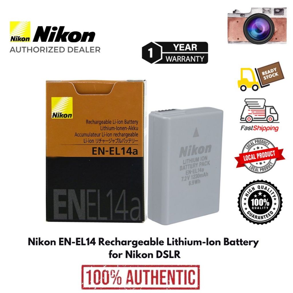 Nikon deals d3400 battery