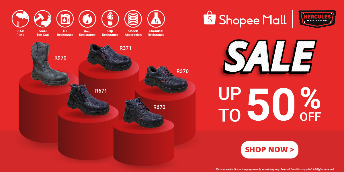 Hercules Shoes Official Store Online, June 2023 | Shopee Malaysia