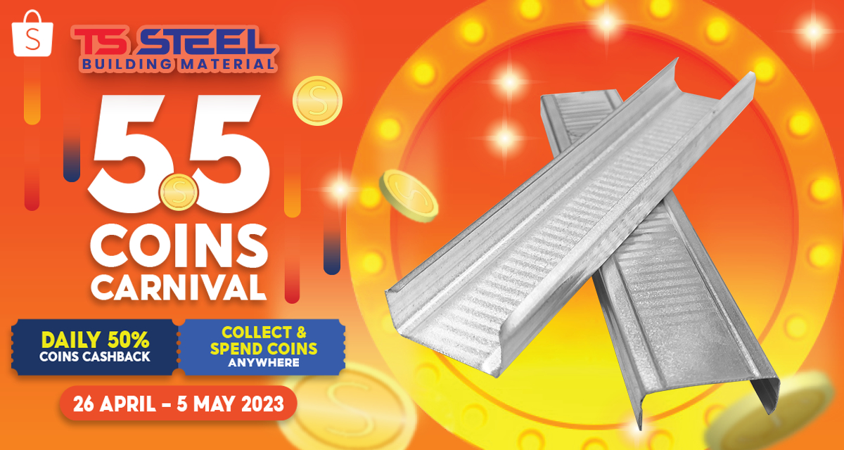 TS Steel Building Material, Online Shop Shopee Malaysia