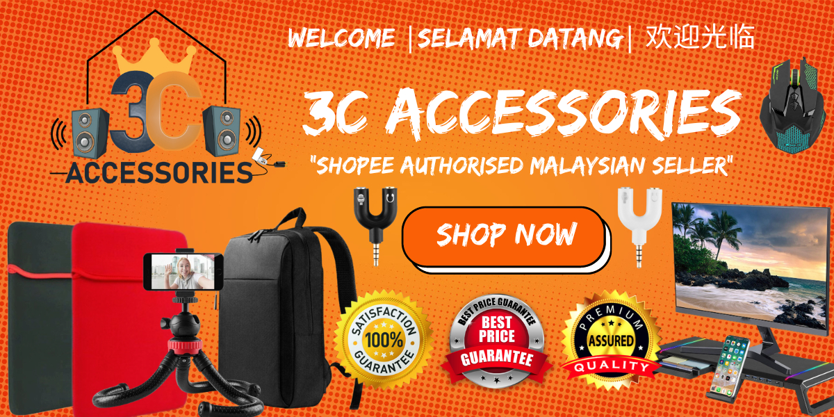 3C ACCESSORIES MALAYSIA, Online Shop Shopee Malaysia