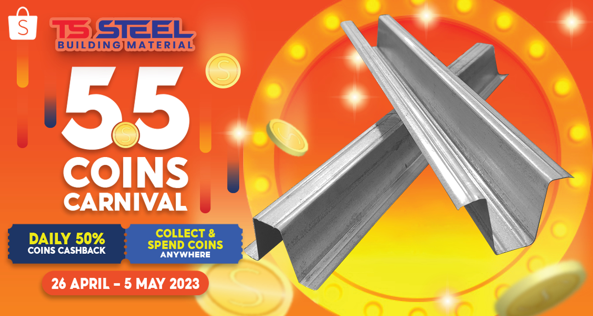 TS Steel Building Material, Online Shop Shopee Malaysia