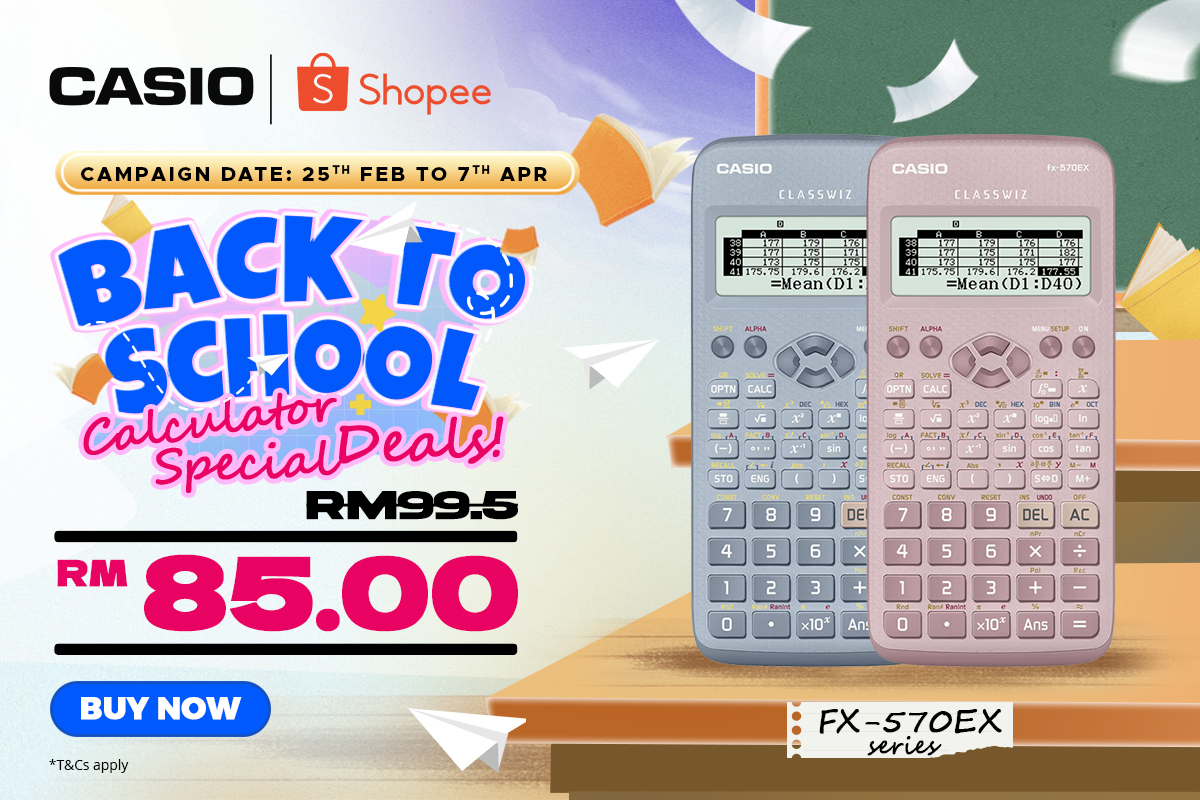 Casio shop calculator shopee