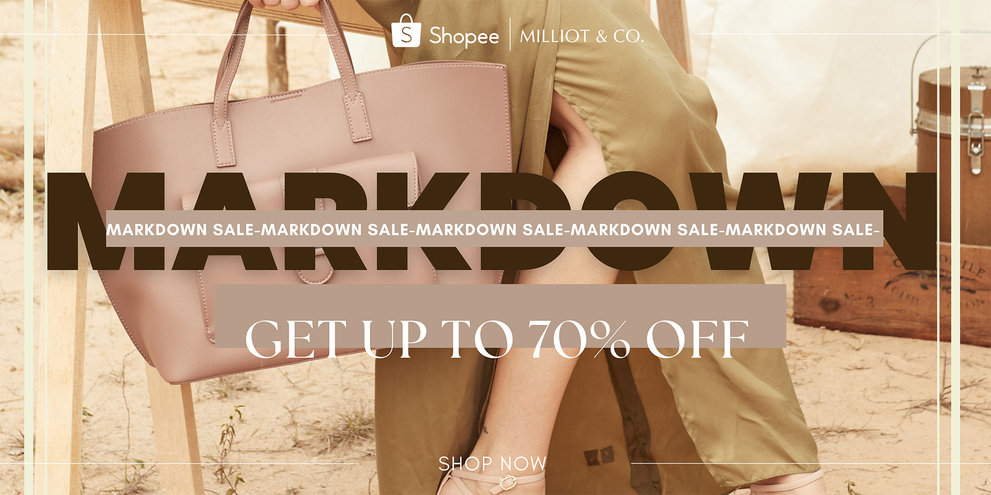 Shopee - We're having a Luxury Bags Sale with up to 75%