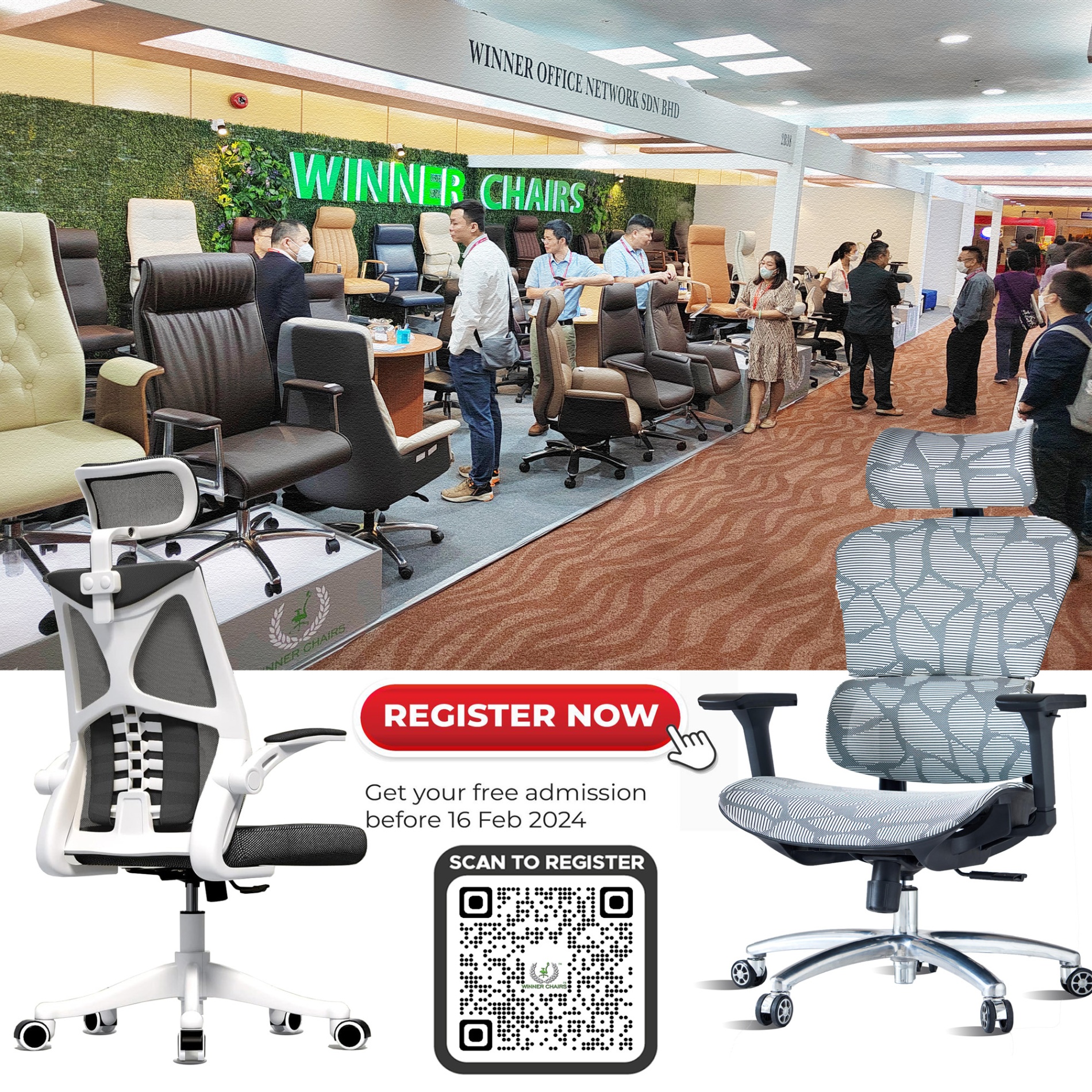 Winner Chairs, Online Shop Shopee Malaysia