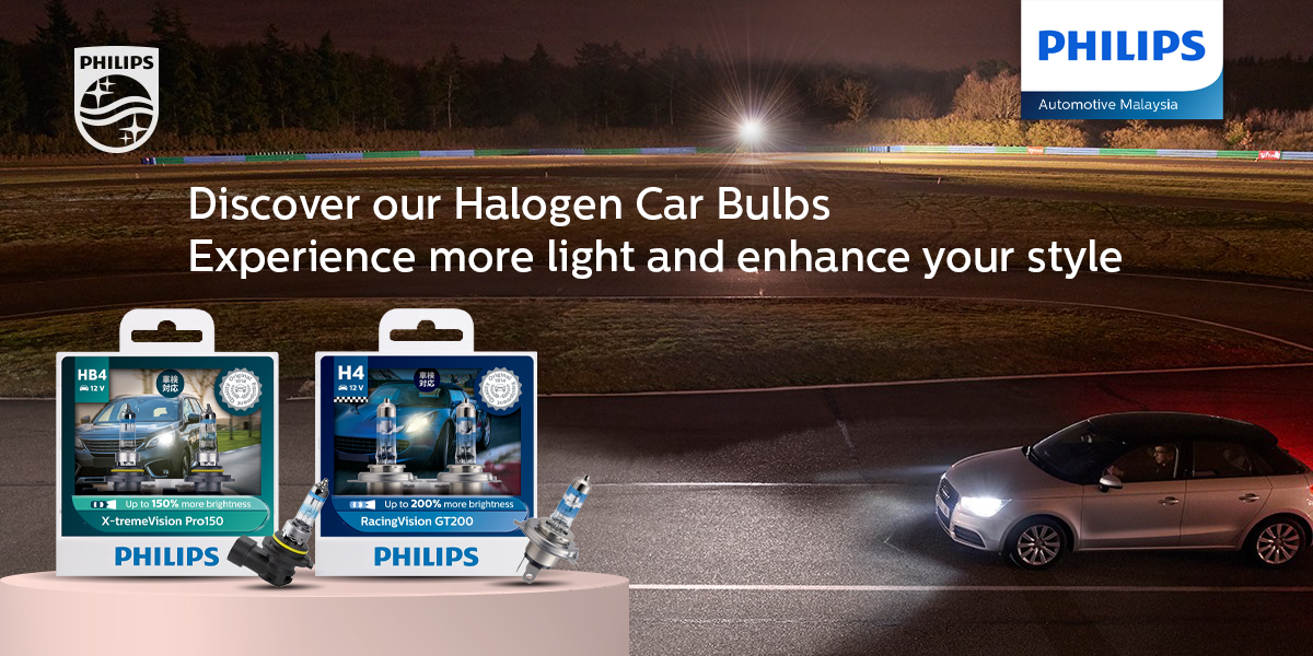 PHILIPS H7 Halogen Bulbs RacingVision GT200 +200% More Light Set of 2 bulbs  NEW