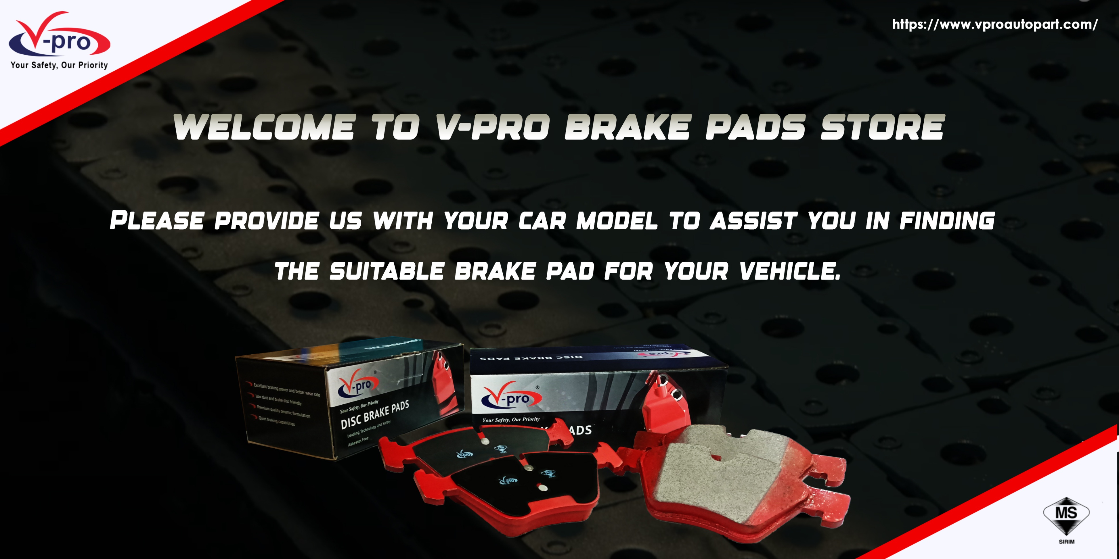 V-PRO BRAKE SPECIALIST, Online Shop | Shopee Malaysia