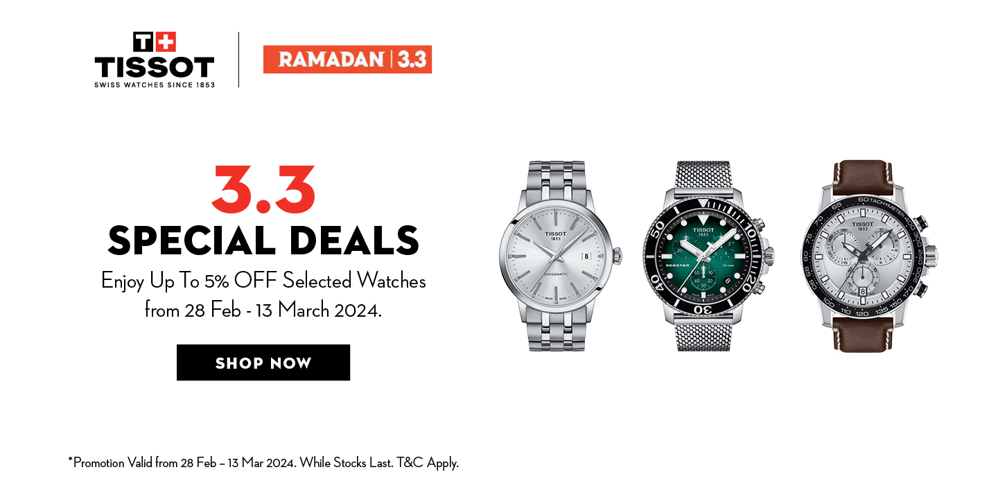 Tissot Official Online Store March 2024 Shopee Malaysia