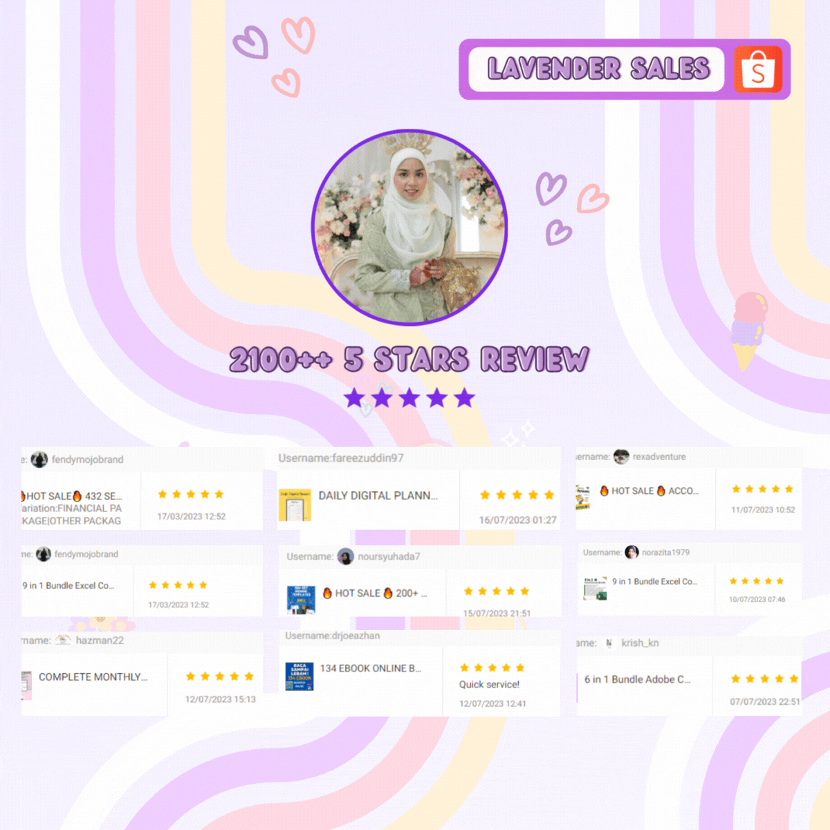 Lavender Sales, Online Shop Shopee Malaysia