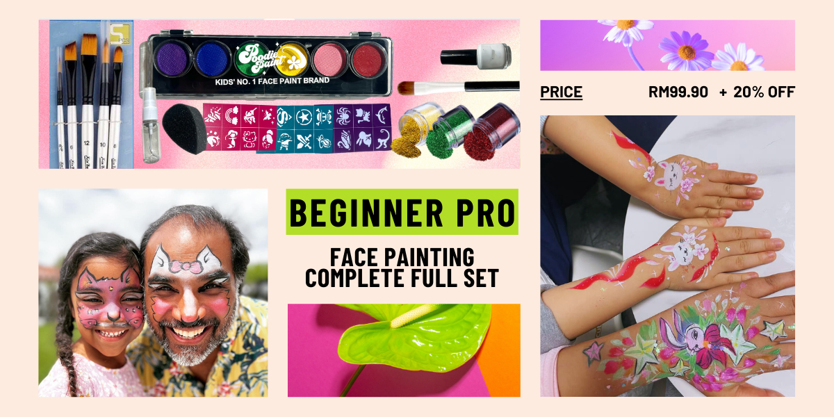 Face Painting by Poodie Paint, Online Shop